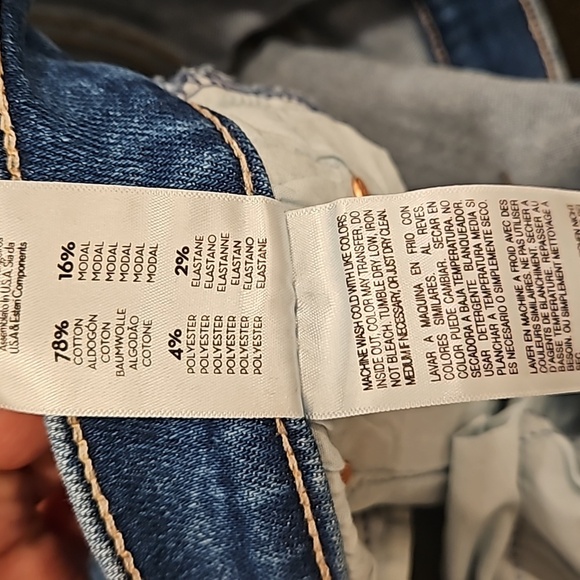 💕MOTHER💕 The Insider Crop Step Fray Jeans ~ Work Hard Play Hard 33 NWT - Picture 16 of 16